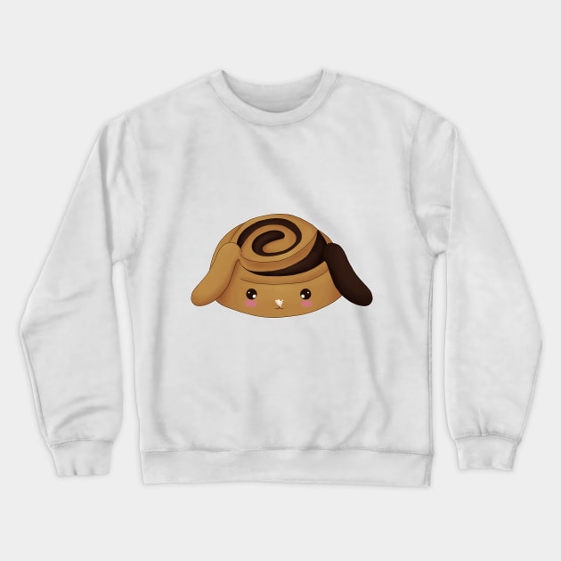 Cinnamon Bun Crewneck Sweatshirt by Crystalomic